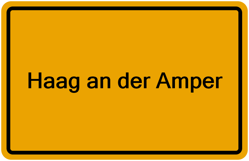 Handelsregisterauszug Haag an der Amper